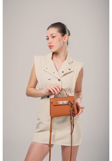 Ççs Kadın Omuz Çantası Ccs18036 Std / Camel Camel