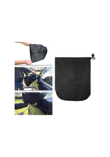 Trendooze Homyl 2 Adet Araç Yan Görüş Aynası Kapakları Oxford Kumaş Kaplama Seti