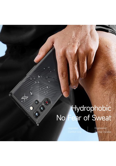 Zte Nubia Red Magic 10 Pro / 10 Pro Dux Ducıs Aimo Serisi Tpu Pc Buzlu Hissediyorum Telefon Kılıfı Siyah Siyah