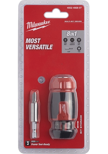 Milwaukee Multi Uç Kompakt Tornavida 8 Parça 4932492807