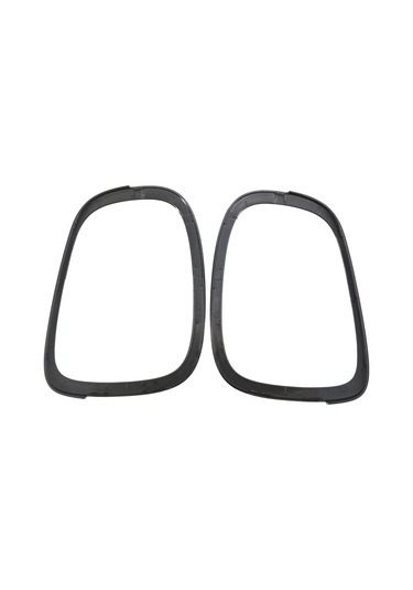 Yaozixa Bmw Mini F55/f56/f57 2014-2021 Arka Lambalı Abs Siyah Dekoratif Çerçeve 2 Adet