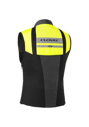 Clover Sw-2 Çok Fonksiyonlu Motorcu Yeleği Siyah Sarı