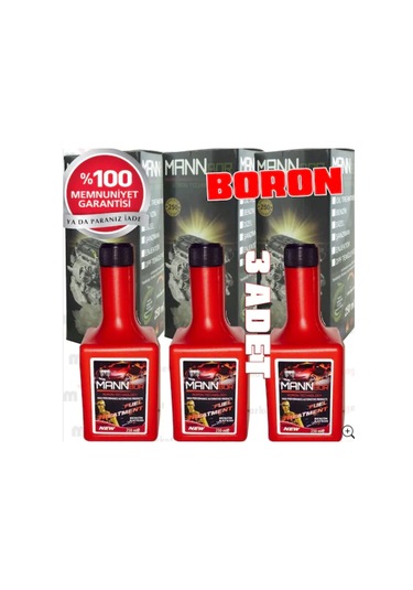 Mannbor Nano Teknolojili Benzin Yakıt Katkısı 250M 3 Adet