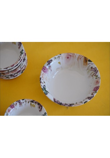 Dijital Baskılı 7'li Çerezlik Kase Çok Renkli