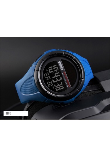 Reedark Skmeı 1405 Erkek Spor Saati - 5atm Su Geçirmez, Kronometreli, Alarmlı, Işıklı Çok Fonksiyonlu Kol Saati Siyah