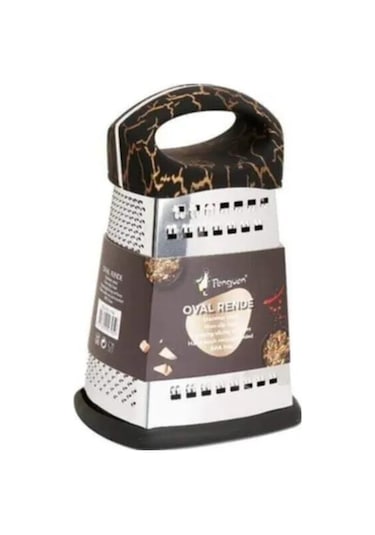 Penguen PNG 1796 Mermer Desenli Oval Rende