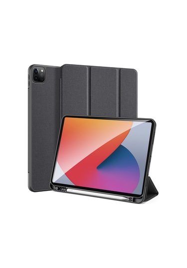 iPad Uyumlu Pro İçin Dux Ducıs Üç Katlı Stand Tasarımlı Kalem Yuvalı İş Tarzı Tablet Koruyucu Kılıf 11 İnç