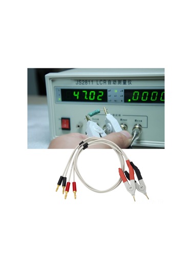 Tenfowee Dört Terminol Dijital Köprü Test Kablosu, Düşük Direnc Testi İçin Hassas Tester Bağlantı Kablosu Gtl-108a, 9287-10, 9467 Uyumlu