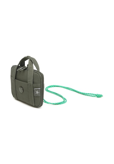 Smart Bags Mikro Poly Kumaş Askılı Mini Boy Kadın Cüzdanı 3346 Haki