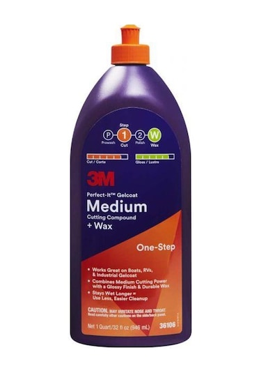 3M 36106 Jelkot İnce Pasta ve Wax 946Ml
