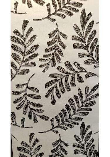 Wall Paper Duvar Kağıdı 5 M2 Beyaz - Siyah