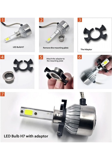 Niken H1 Honda Led Far Montaj Adaptörü