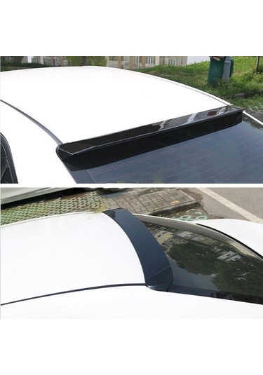 Toyota Corolla Cam Üstü Spoiler Parlak Siyah Spoyler Plastik İthal 2012-2018