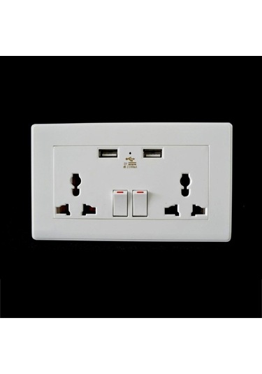 Pazly Usb Suntek Şarj Prizli Portlu Duvar Bağlantı Amp 1 Qz