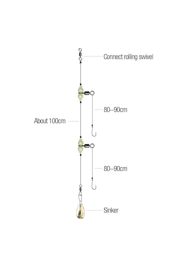 MSO Olta Balıkçılık Fosforlu & Paslanmaz Çelik Gezer T Fırdöndü