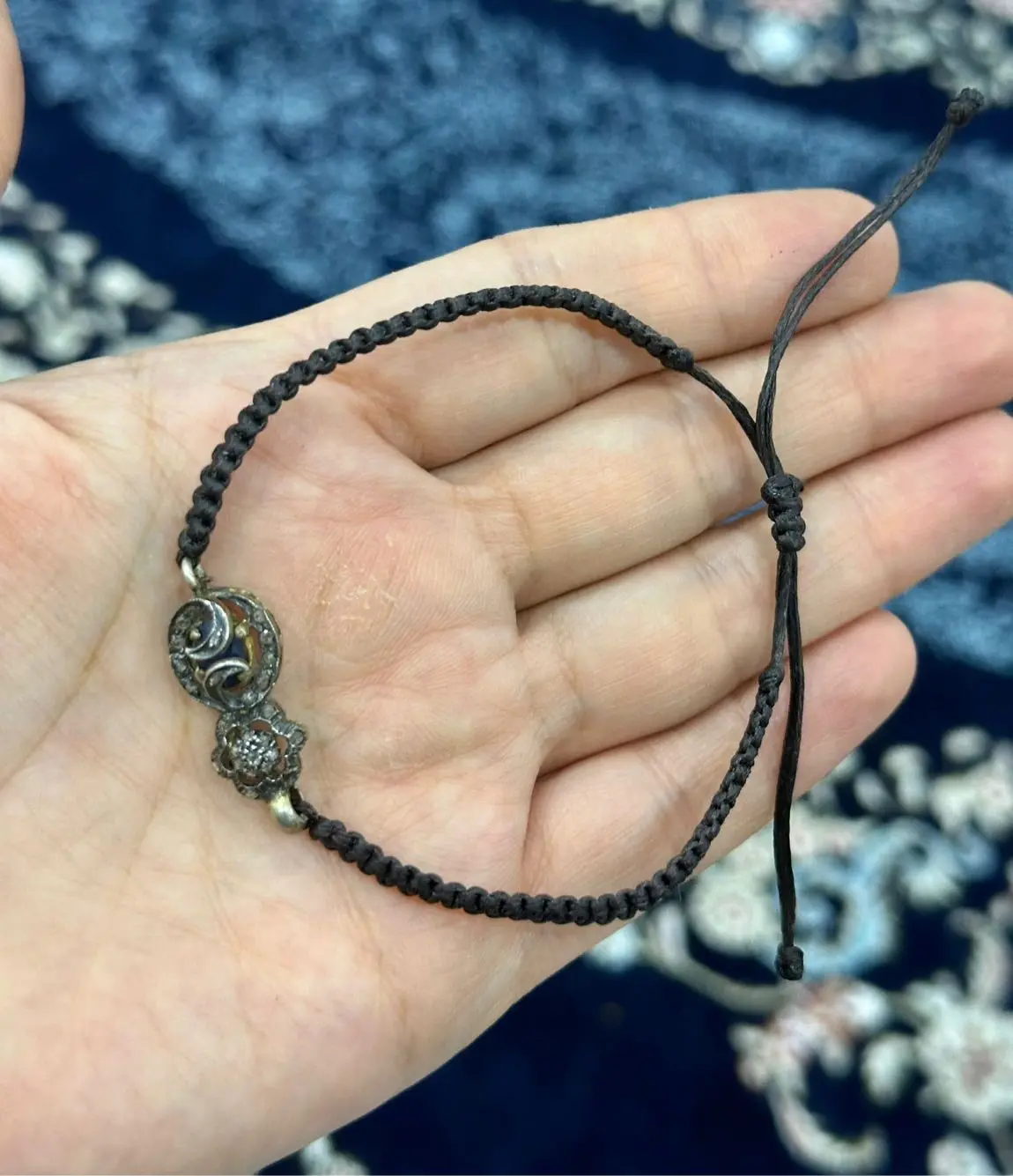 Safir Elmas Örgü Bileklik