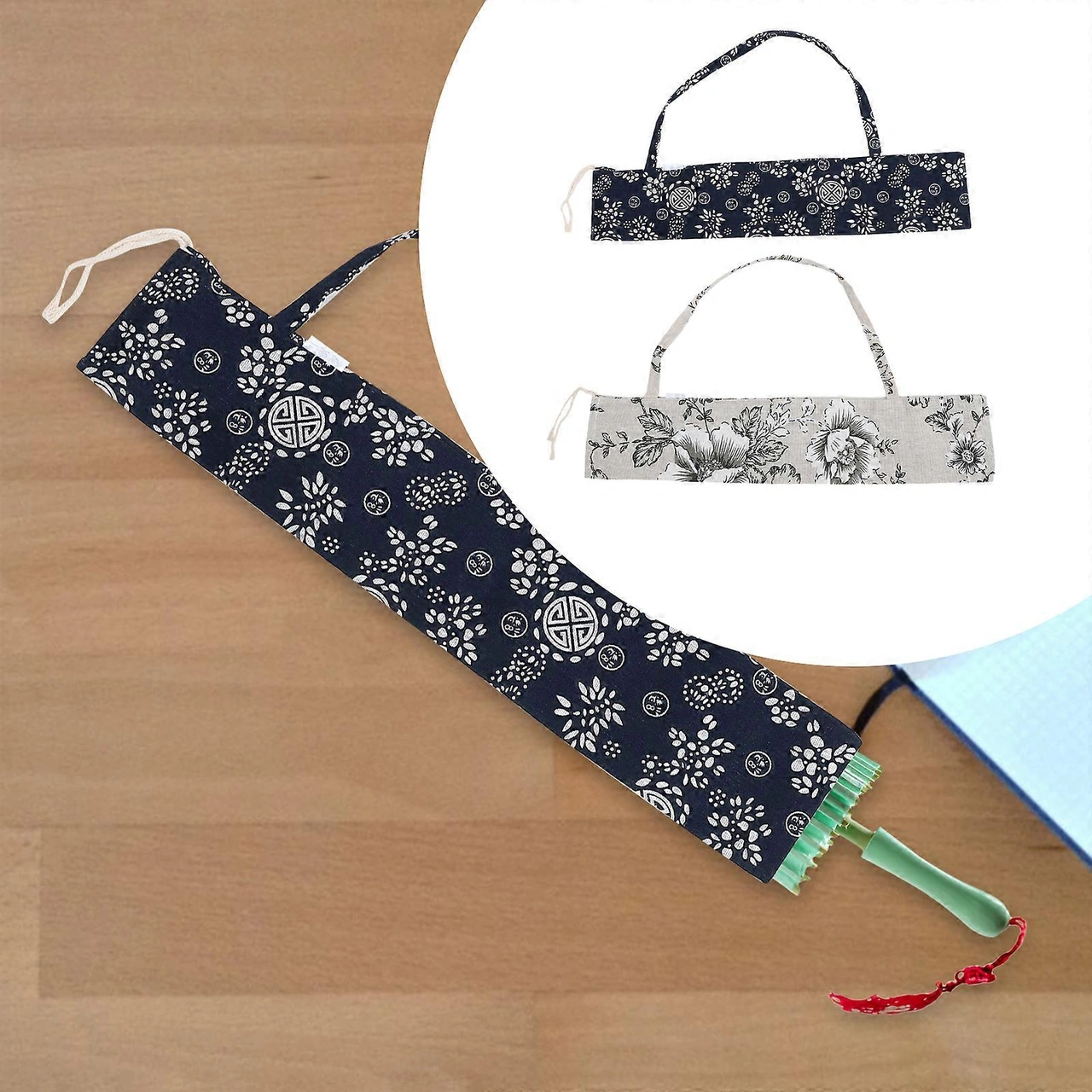 2 Adet Yağlı Kağıt Şemsiye Çantası Taşınabilir Şemsiye Çantası Şemsiye Taşıma Çantası Şemsiye Saklama Çantası Çok Renkli