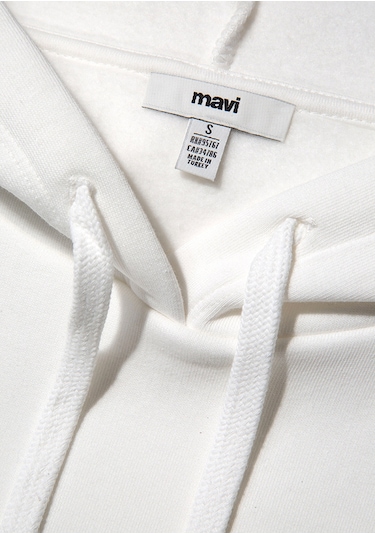 Mavi - Mavi Logo Baskılı Beyaz Sweatshirt 1600361-81964