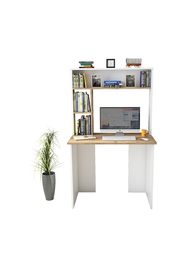 Robinhome Robin Home Cornelia No 2 Çalışma Masası Kitaplık Çam Beyaz
