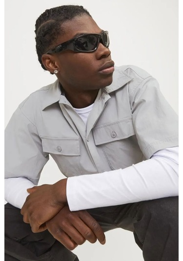 Jack & Jones Oversized Erkek Gömlek Açık Yeşil