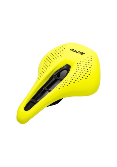Jeemson Ztto Bisiklet Sele - Orta Boşluklu, Süper Hafif, Nefes Alabilir, Ergonomik Tasarım Sarı