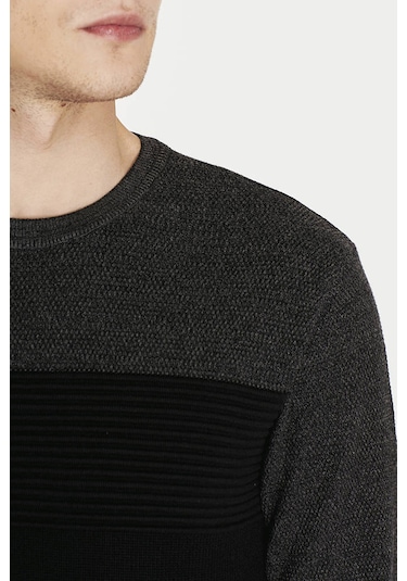 Mavi Erkek Kazak 070377-900 Siyah Siyah