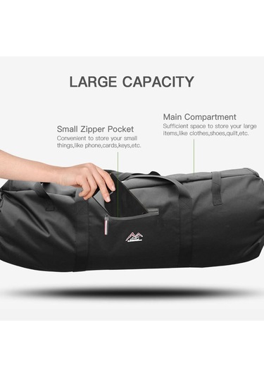 Feelnature Outdoors-75x26x26cm Açık Bagaj Çanta Çadır Saklama Çantası Yürüyüş Kamp,siyah Diğer