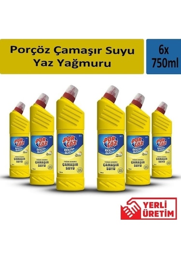 Yoğun Kıvamlı Çamaşır Suyu Yaz Yağmuru 750 Ml X 6 Adet Diğer