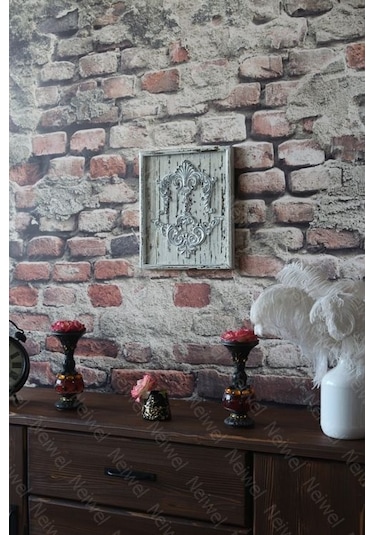 Neiwel Vintage Lien Eskitme Beyaz Tablo