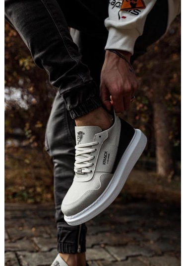 Knack Yüksek Taban Günlük Süet Ayakkabı 040 Taş 001