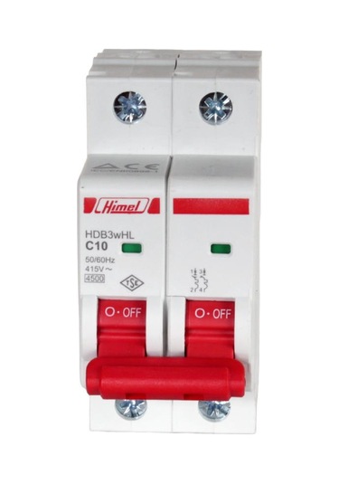 Himel 2x10A 4.5kA C Eğrisi Otomatik Sigorta