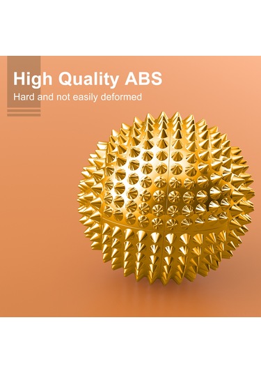 Youtek Magnetik Masaj Topları, Kas Geliştirme Ve Rahatlama İçin, Parmak Ve Ayak Tabanı Masajı, 3.2 Cm, Altın Renkli, 2 Adet Seti Altın