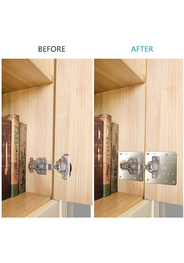 Paslanmaz Çelik Menteşe Onarım Plakası Hırdavat Ürün