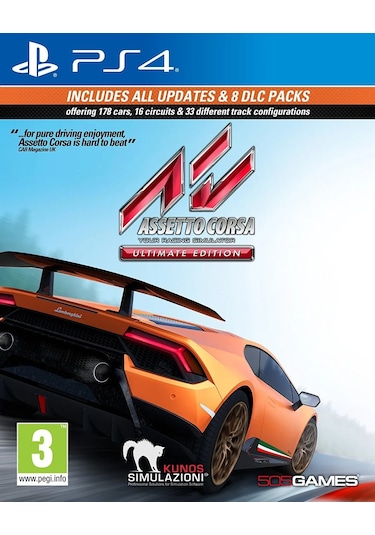 Assetto Corsa Ultimate Edition Ps4 Oyun