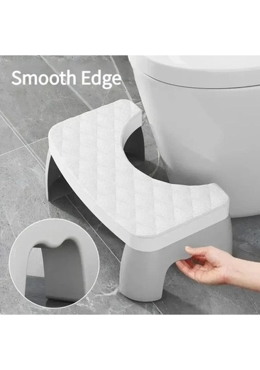 Trendooze Yaşlı U Tuvalet Taburesi Taburesi Şeklinde Pp Kaymaz Kalınlaşmak Çocuk Banyo Ayak Fo Mavi