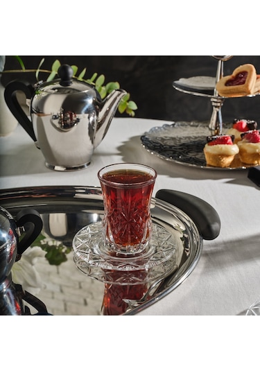 Rcr Melodia 12'li Çay Bardağı Takımı 140 Ml Şeffaf