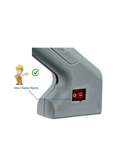 Tayrex K-1000 100 W Profesyonel Sıcak Mum Silikon Tabancası
