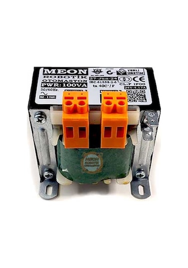 100va 220/24v Ac Monofaze İzolasyon Trafosu