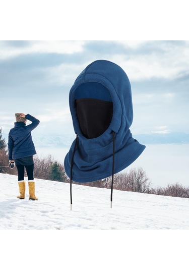 Suntek Kar Maskesi Kayak Bandanası Nefes Alabilir Koyu-mavi Koyu Mavi