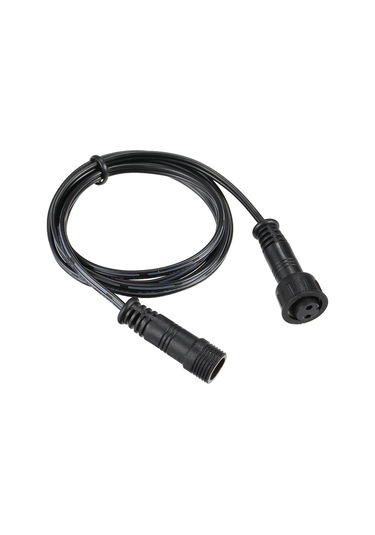 Shineyee 5 Adet 1 Metre Ip67 Su Geçirmez Led Bahçe Işığı Genişletme Kablosu - Pvc Malzeme, Erkek-dişi Bağlantı