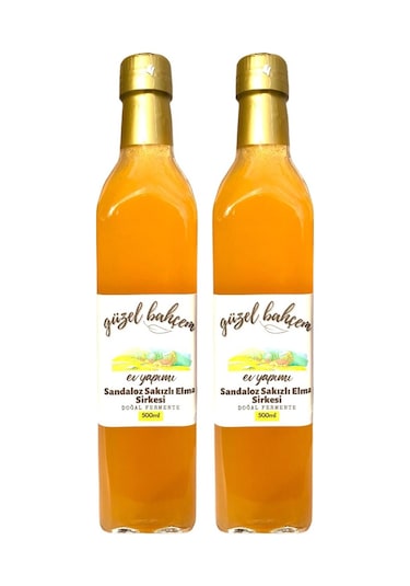 Güzel Bahçem Sandaloz Sakızlı Elma Sirkesi 2 x 500 ML