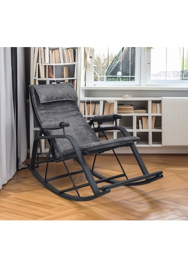 Metatek Alart Keyf Sallanan Sandalye, Emzirme Koltuğu, TV Koltuğu, Metal Ayaklı Sallanır Sandalye, Tekli Koltuk