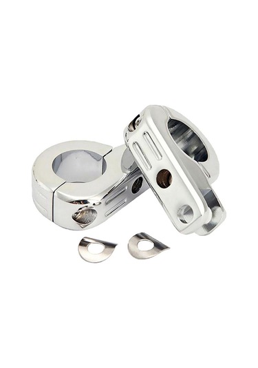 Homyl Motosiklet 38mm Motor Bar Otoyol Ayak Peg Montaj Kelepçesi