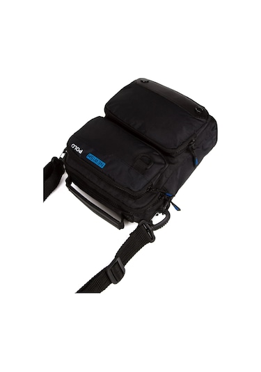 Newish Polo Çift Gözlü Postacı Omuz Çantası Lacivert - Siyah