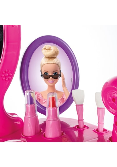 Dolu 1609 Barbie Ayaklı Makyaj Masası ve Sandalye Seti
