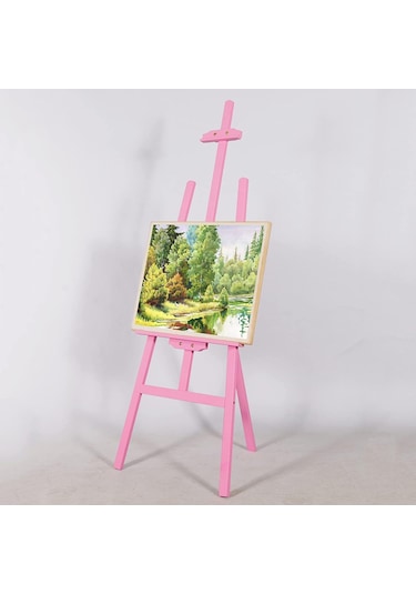 Şövale Çam Renkli Pembe Düğün Afişi İçin