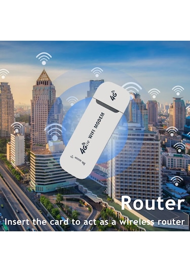 4g/5g Mobil Wıfı Yönlendirici 150 Mbps 4g Lte Kablosuz Usb Dongle Modem Sopa Black