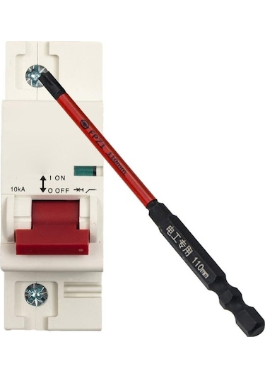 Pazly 110mm Çapraz Tornavida Uçları - Dayanıklı Ve Pratik, 6 Adet Set - Elektrikçiler İçin