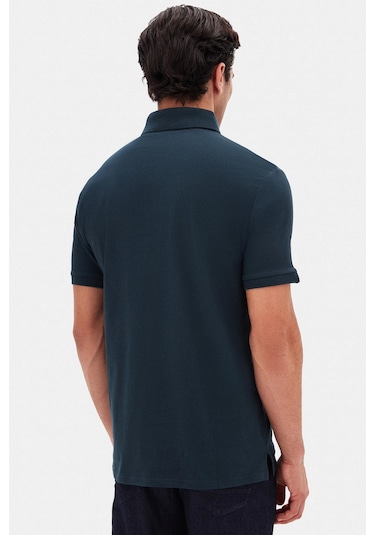 Twn Slim Fit Petrol Pike Dokulu T-shirt 4ec146011784m R01