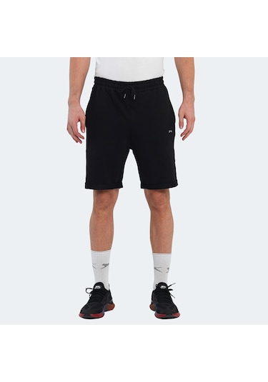 Slazenger KENINS IN Erkek Cepli Siyah Şort